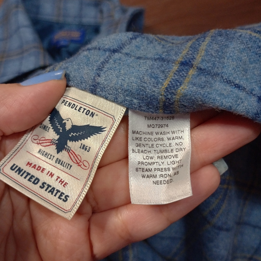 Pendleton Plaid Wool Flannel - image 5